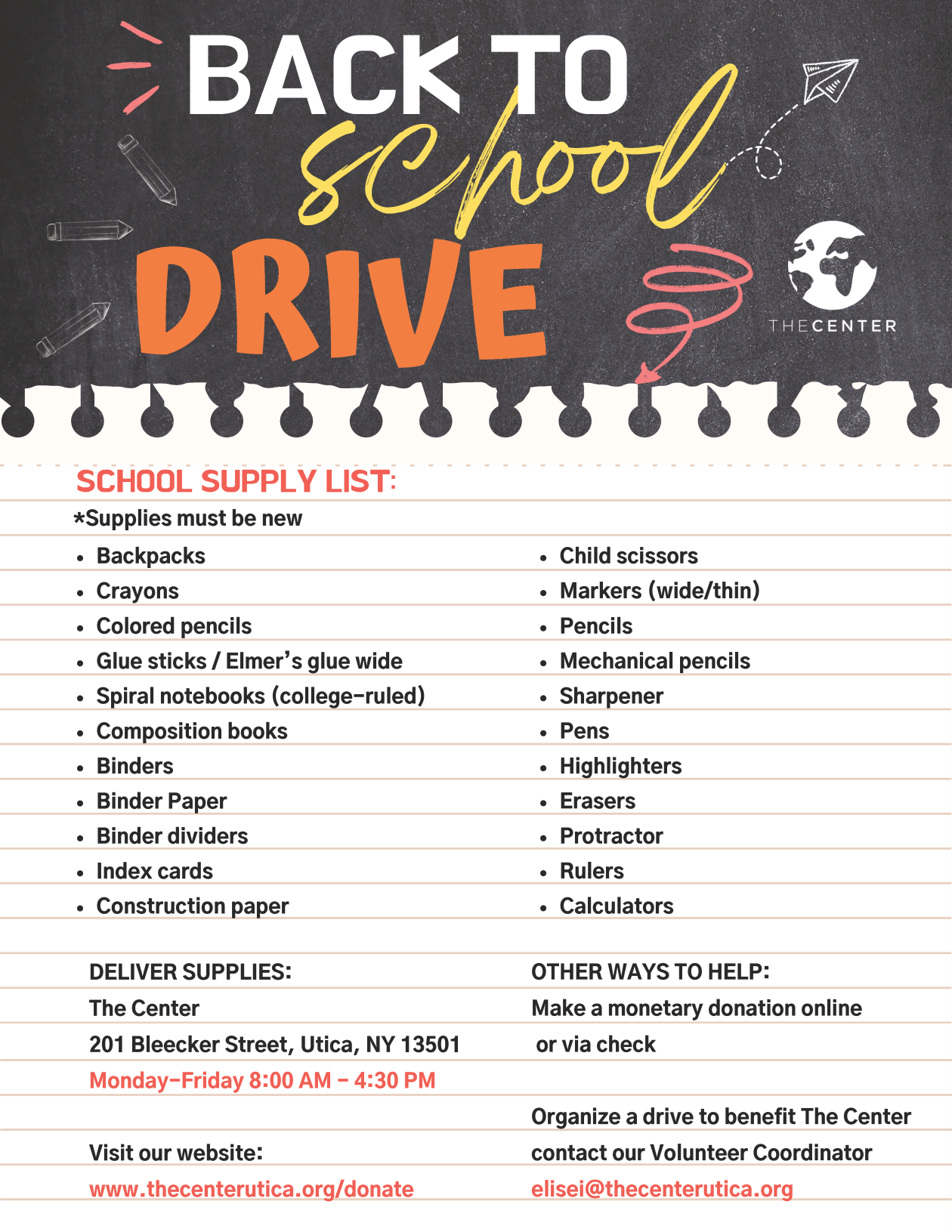 Back to School Drive 2024